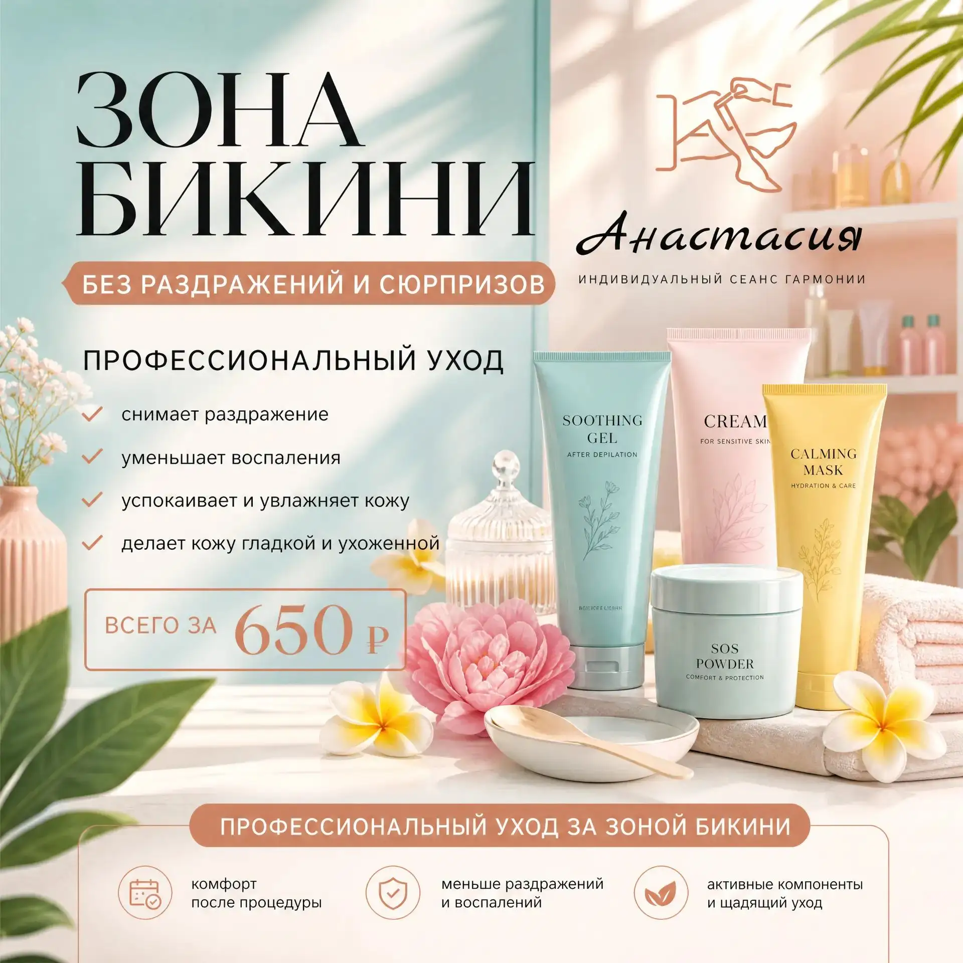 Зона бикини без драмы, сюрпризов и «ой, зачем я сама полезла» 😏✨