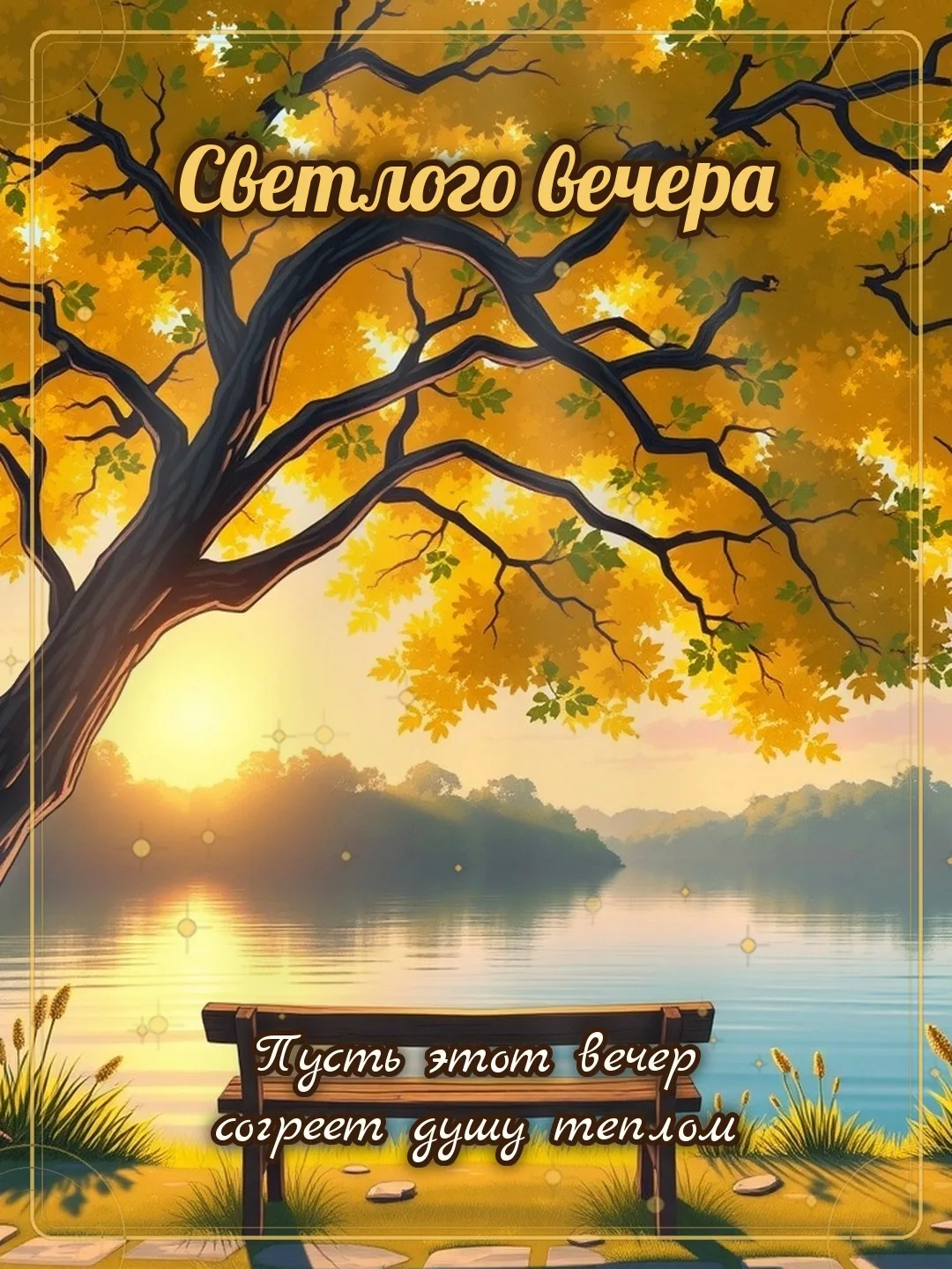 🕯 Светлого вечера! Пусть этот вечер согреет душу теплом.