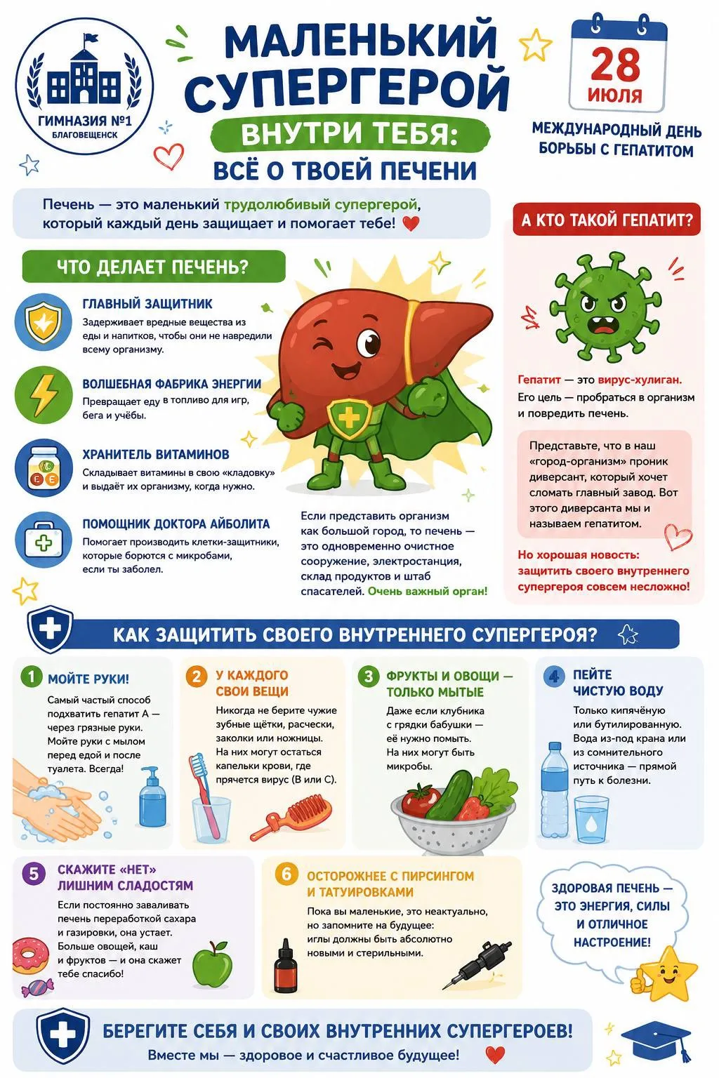 🦸‍♂️ Маленький супергерой внутри тебя: всё о твоей печени 💚

Привет, друзья! 👋😊 Сегодня у нас оч