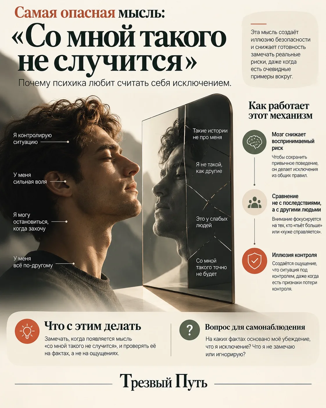 «Со мной такого не случится» звучит как уверенность. Но часто это разрешение не проверя...