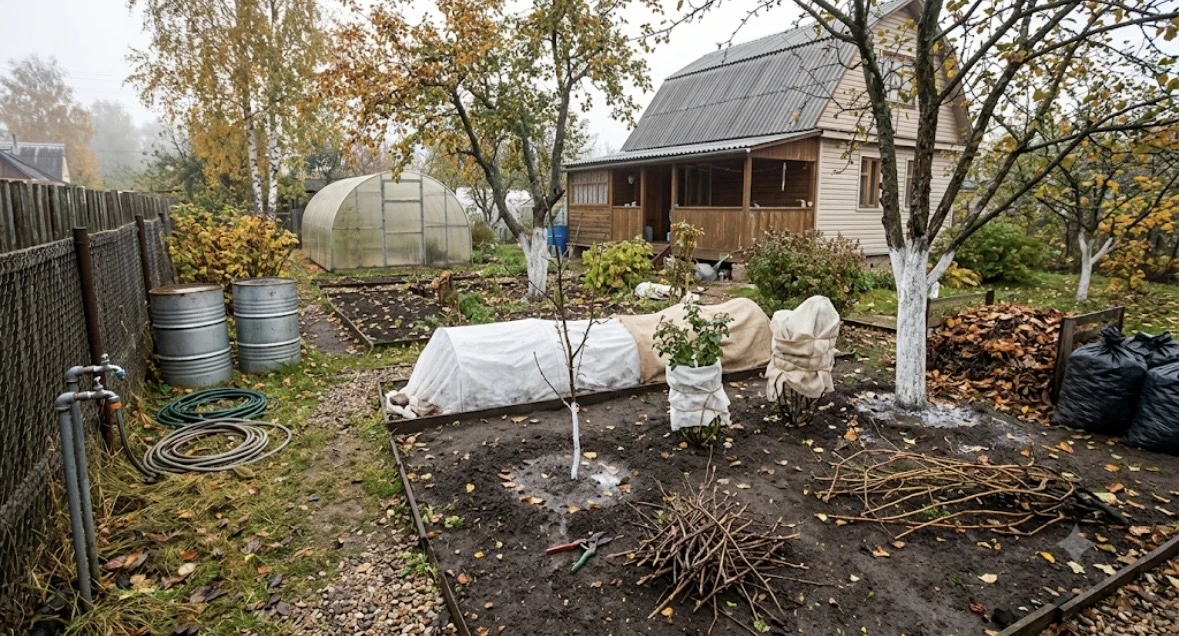 🍂 Что нужно успеть сделать на даче в октябре