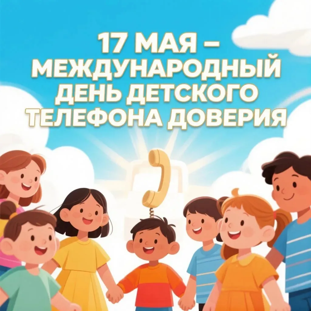 📞 Ты не один: 17 мая — Международный день детского телефона доверия.