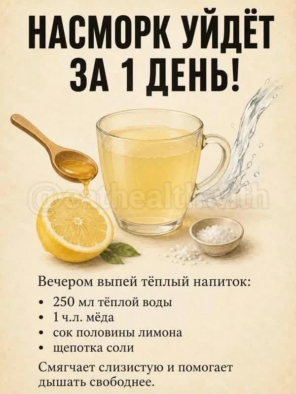 🤧Избавляемся от насморка быстро и эффективно