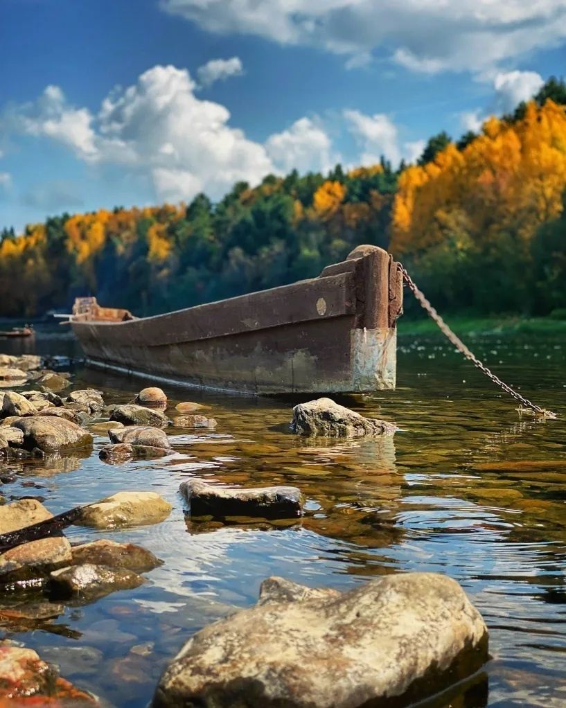 🍂 ЗОЛОТАЯ ОСЕНЬ В СЕЛЕ КЫН НА РЕКЕ ЧУСОВОЙ