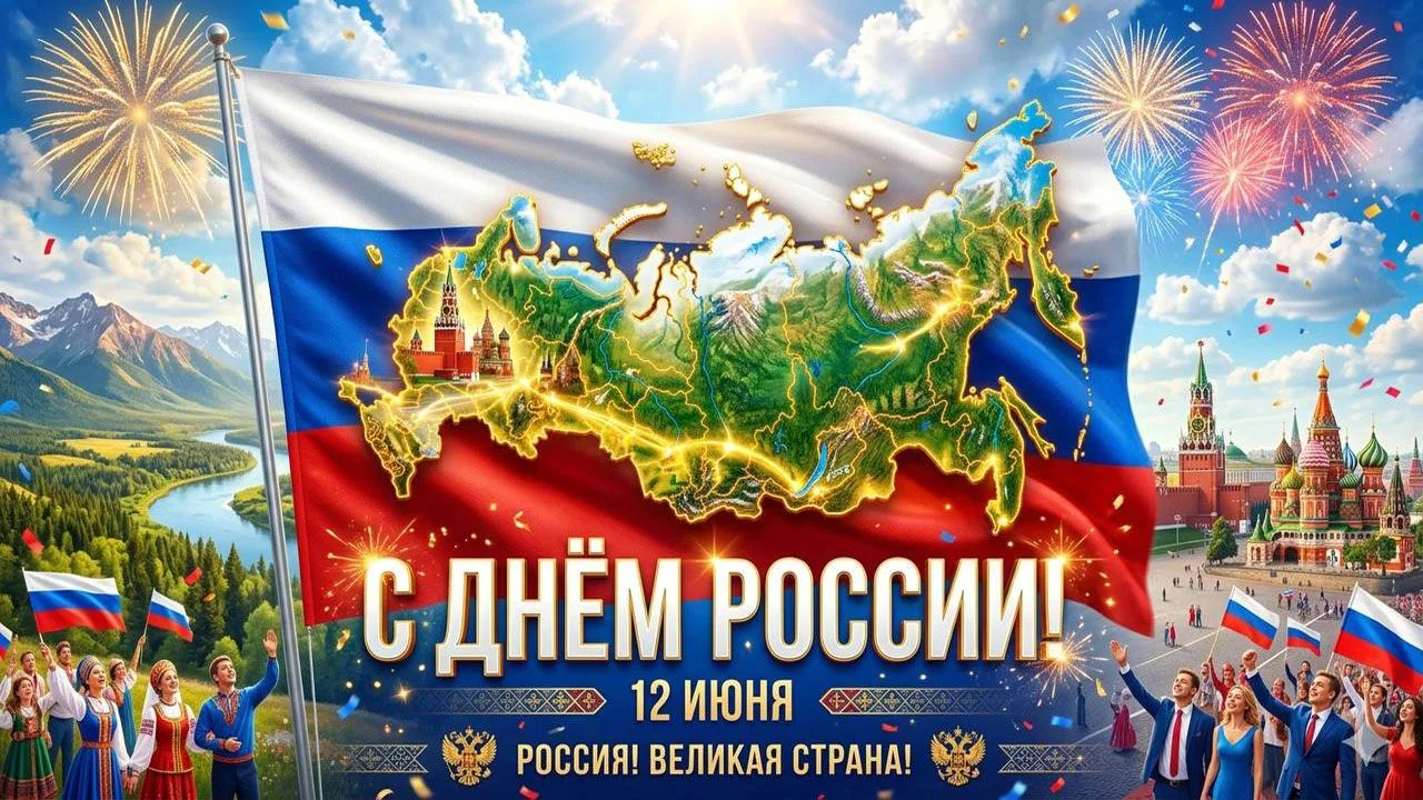 12 июня наша страна отмечает один из главных государственных праздников — День России 🇷🇺

Эта дата