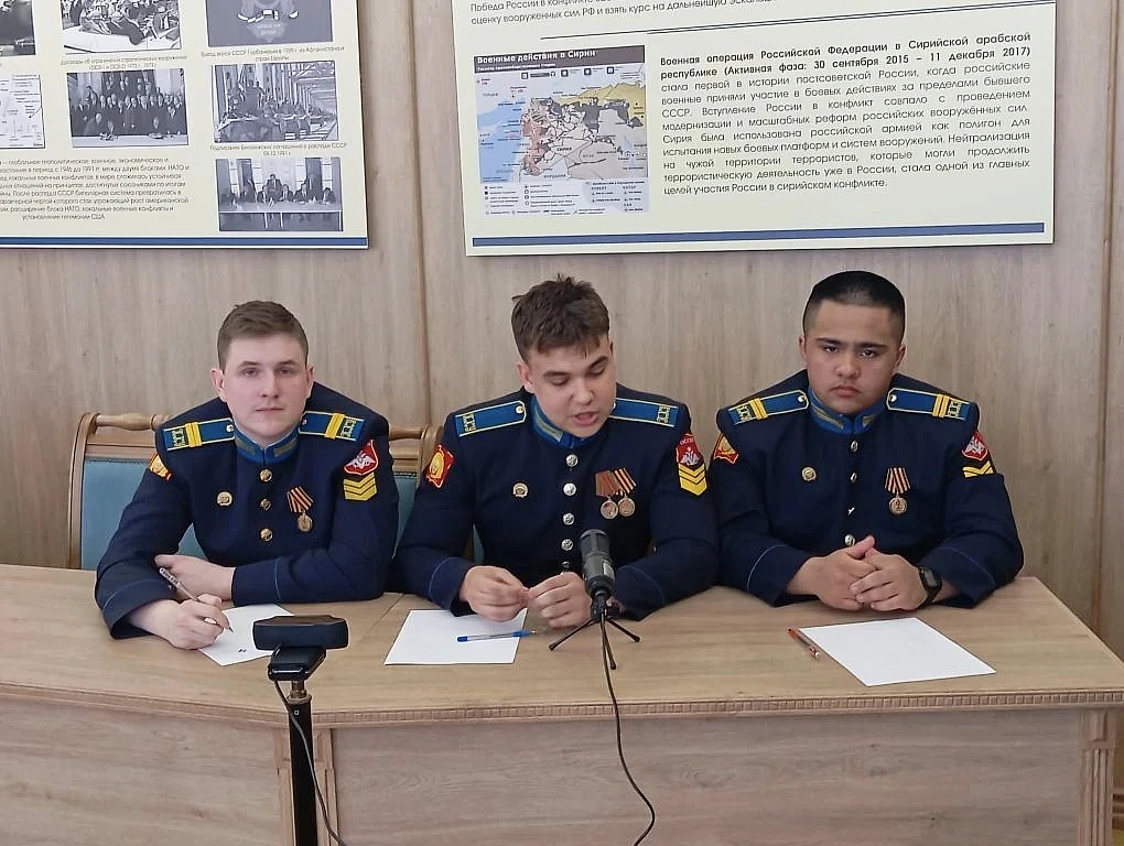 Накануне команда нашего училища приняла участие в отборочном этапе онлайн-игре "Щит и меч Отечества: