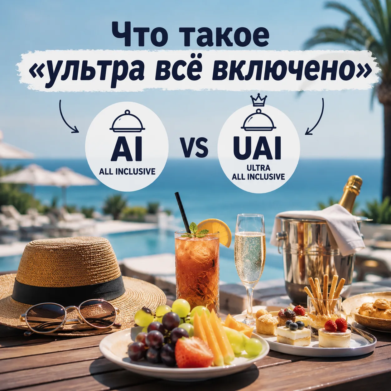 ❓ Что такое «ультра всё включено» и чем оно отличается от обычного All Inclusive?
⠀
Один из самых ча