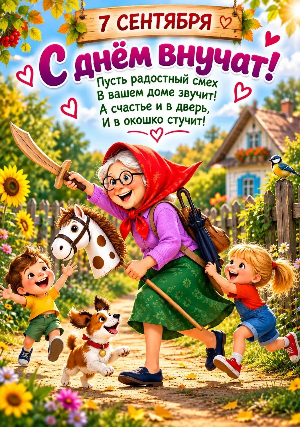 ✨ С Днём внучат! 💐