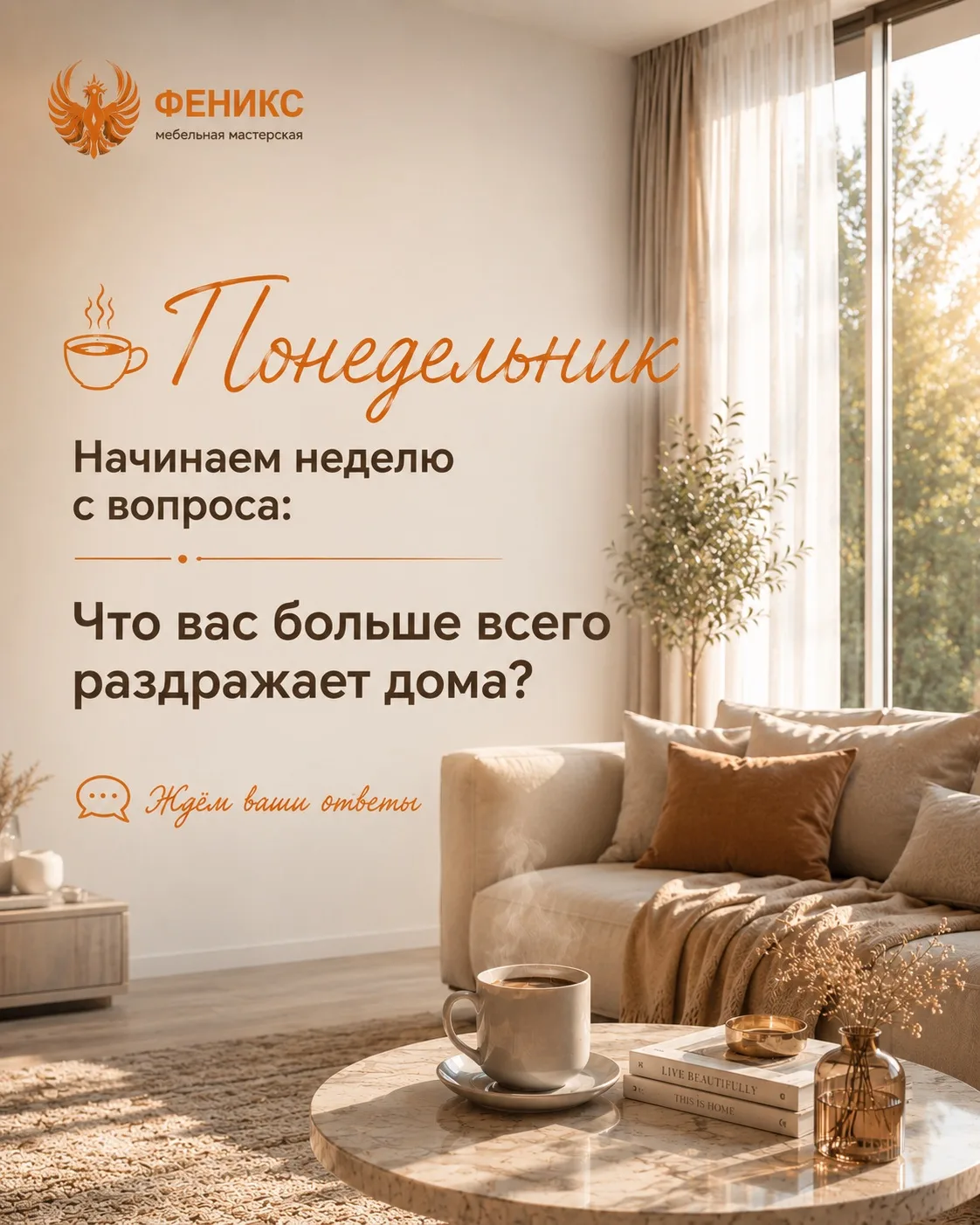 Иногда нам кажется, что дому нужен ремонт.

Новые шторы.

Новый декор.

Новая кухня.

Но чаще всего 