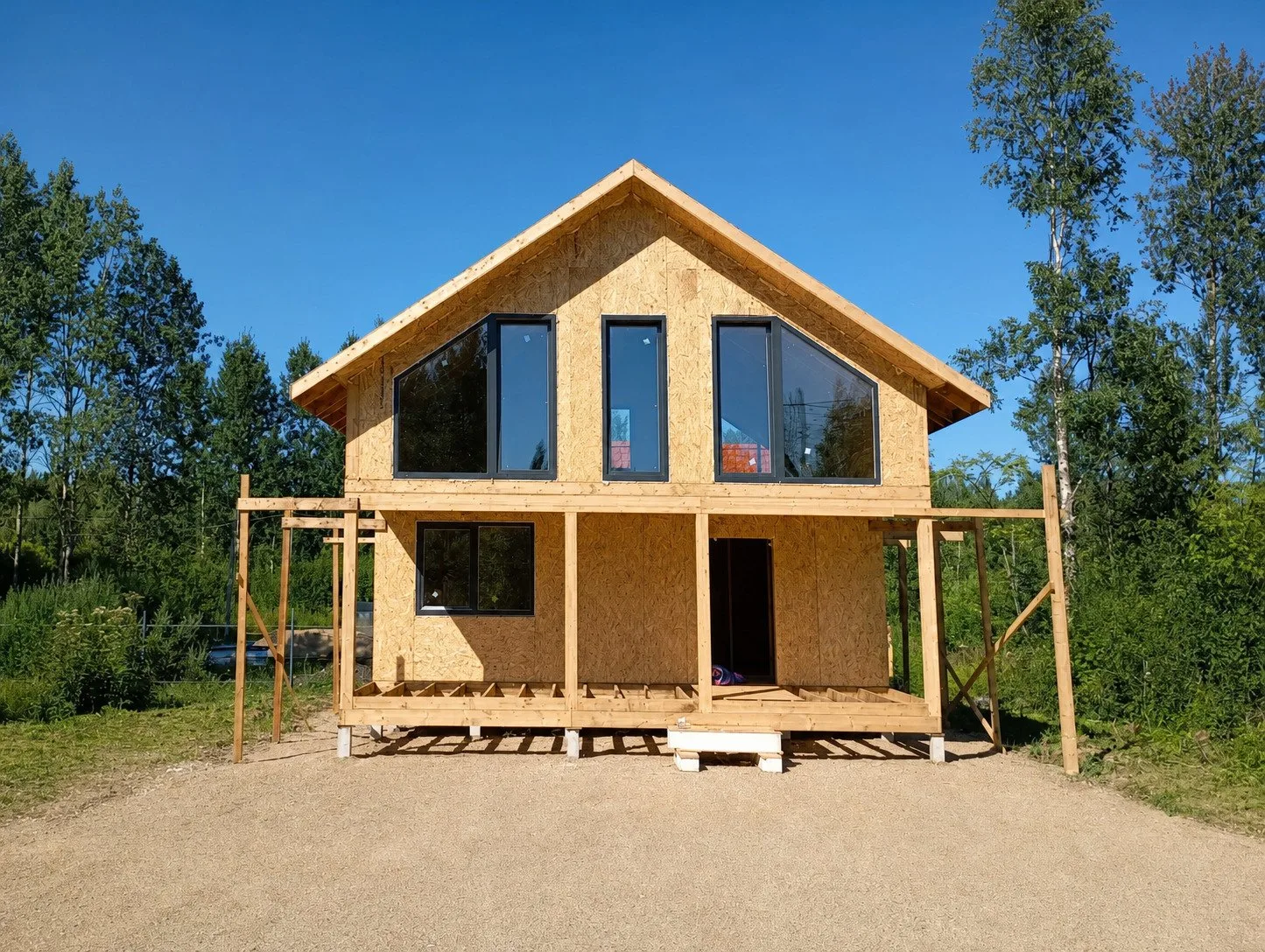 🏠 Дом SIPwall в Вологодской области: домокомплект собран, окна установлены