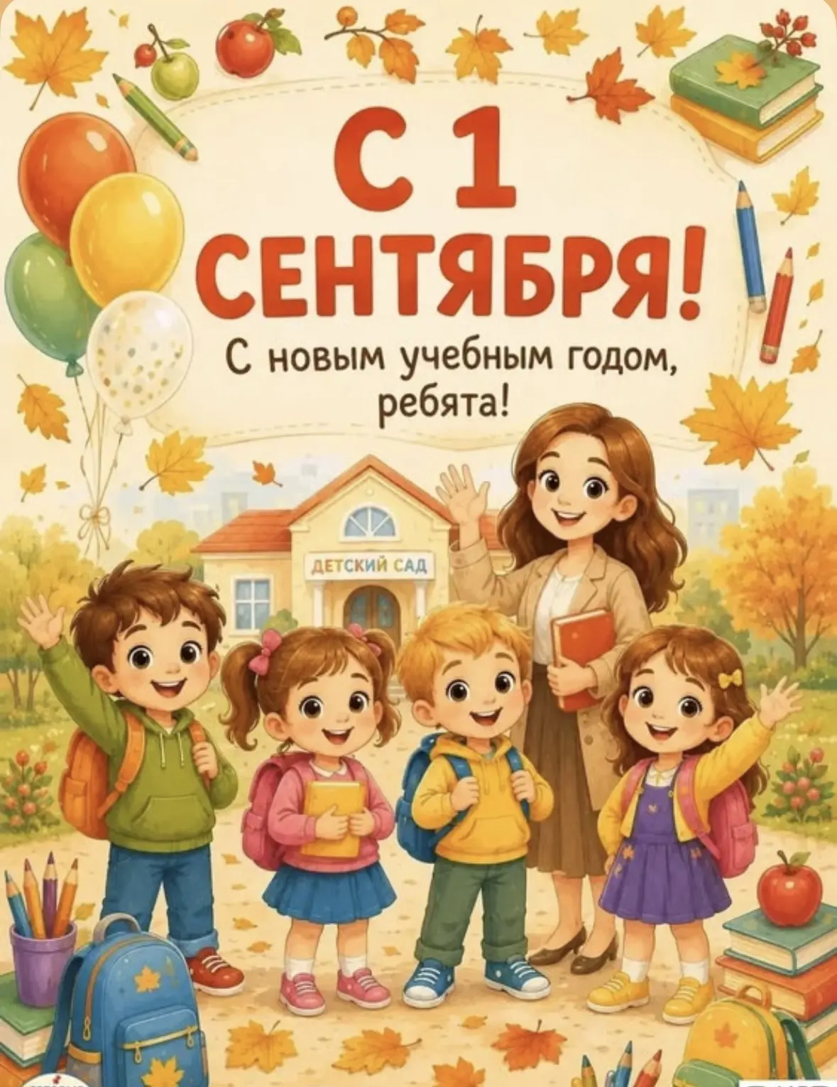 Вот и пролетело теплое лето, и мы снова встречаемся в стенах нашего любимого садика. По...