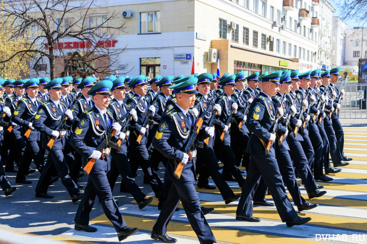 Парад Победы прошел в Хабаровске.  В Хабаровске сегодня празднуют 81-ю годовщину победы в Великой От