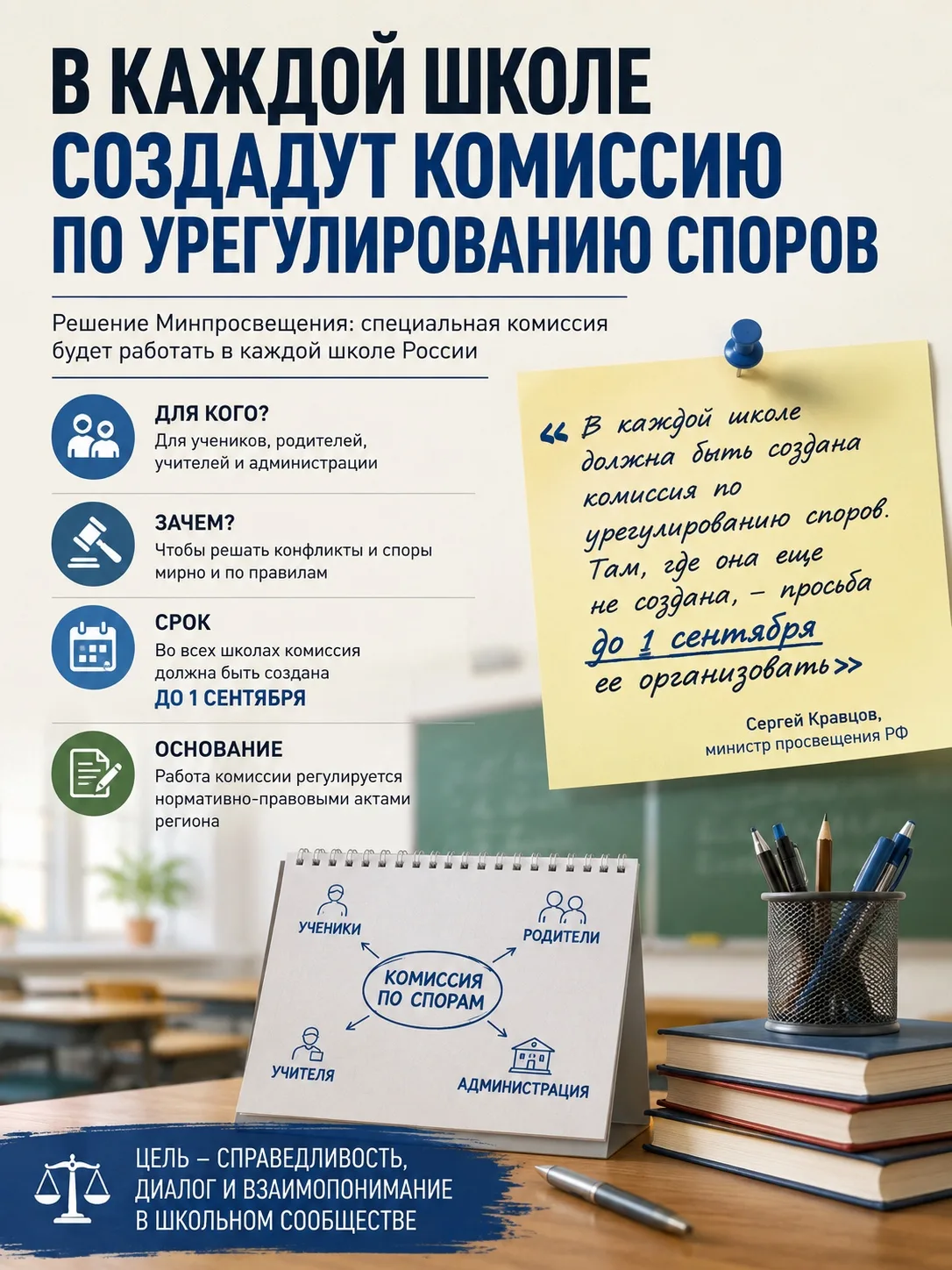 Спор в школе теперь — через комиссию: что изменится для родителей, учеников и учителей