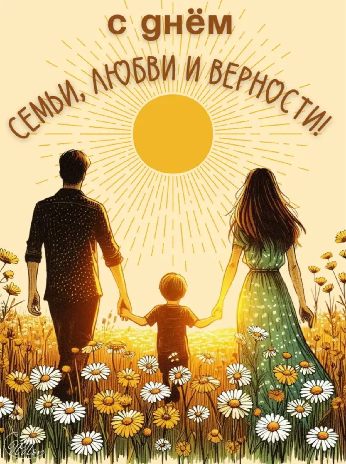 🌼 С Днём семьи, любви и верности!

Уважаемые педагоги, обучающиеся и родители! 
От имени администра