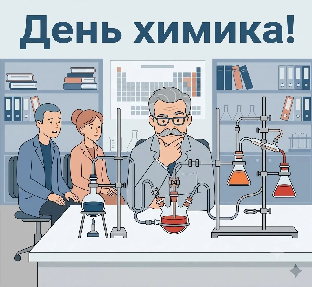 👨‍🔬 Поздравляем с профессиональным праздником — Днём химика!
 
Профессия химика требует не только 