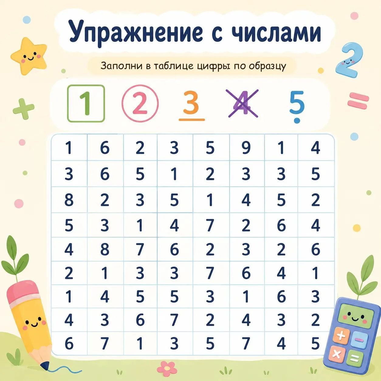 Насколько быстро малыши найдут нужные цифры?
⁣
Предложите ребёнку выполнить это несложное задание — 