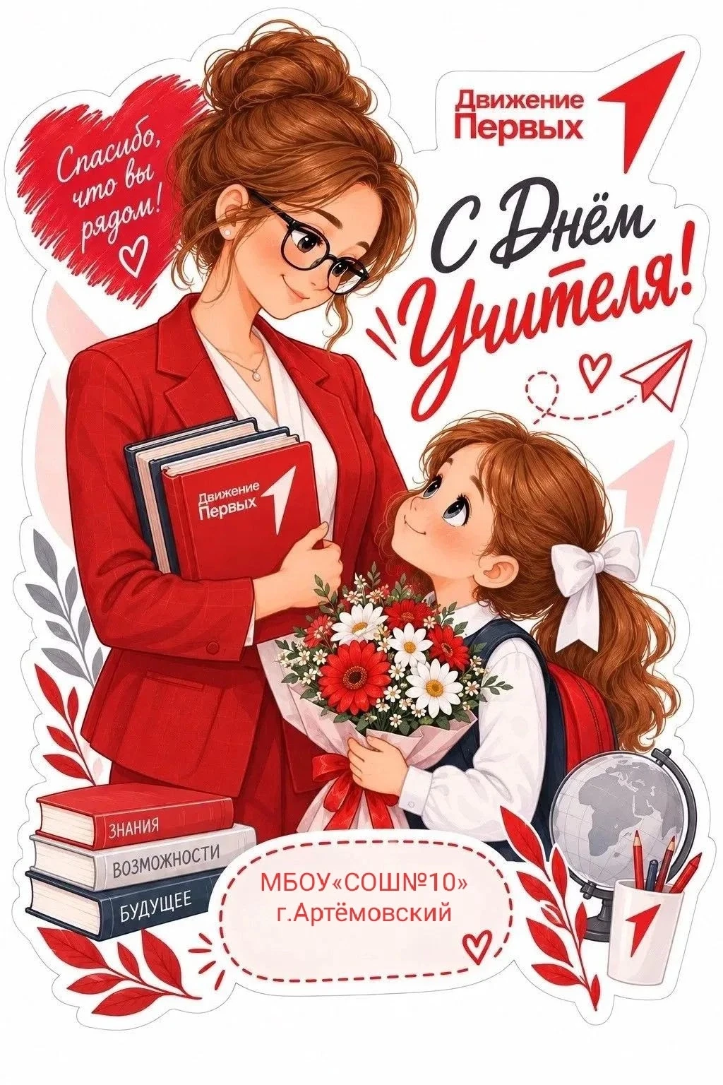 ❤️Совет первых нашей школы поздравляет с Днём учителя наших дорогих учителей.