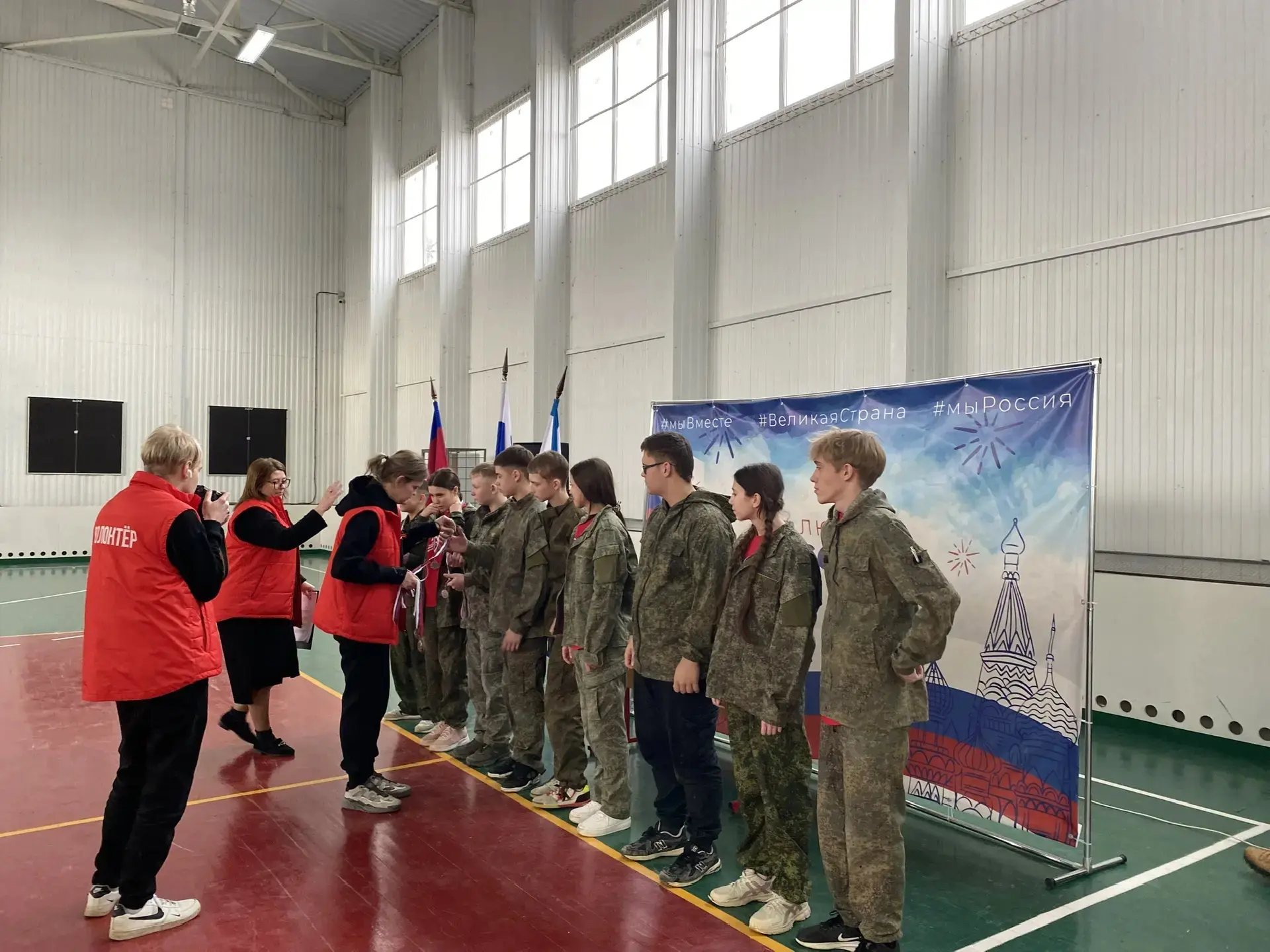 Сегодня, 6 февраля в ст. Северской прошли районные военно-спортивные соревнования «Служить России су