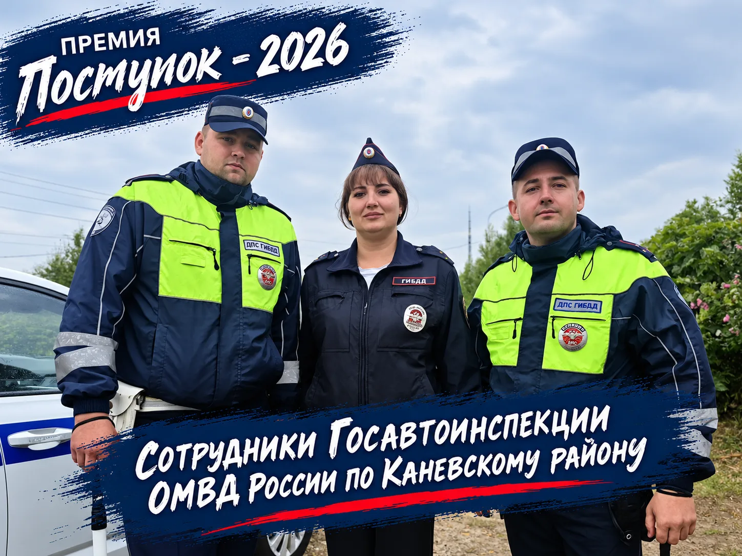 👏 Знакомим вас с героями премии «Поступок» – сотрудниками Госавтоинспекции ОМВД России...