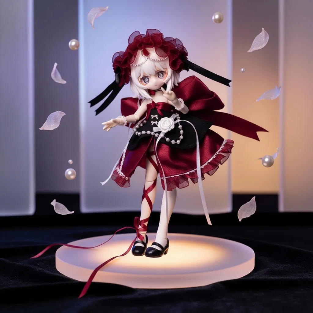 🖤 Готическая лолита: коллекционная BJD‑кукла с характером
