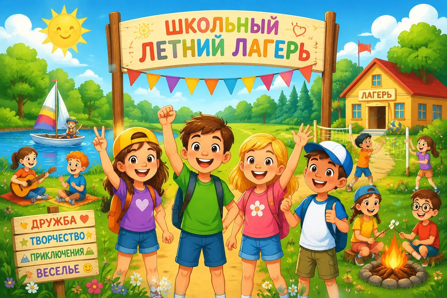 Лето с пользой: дан старт продаже путёвок во 2-ю смену летнего лагеря с дневным пребыванием «Смена» 