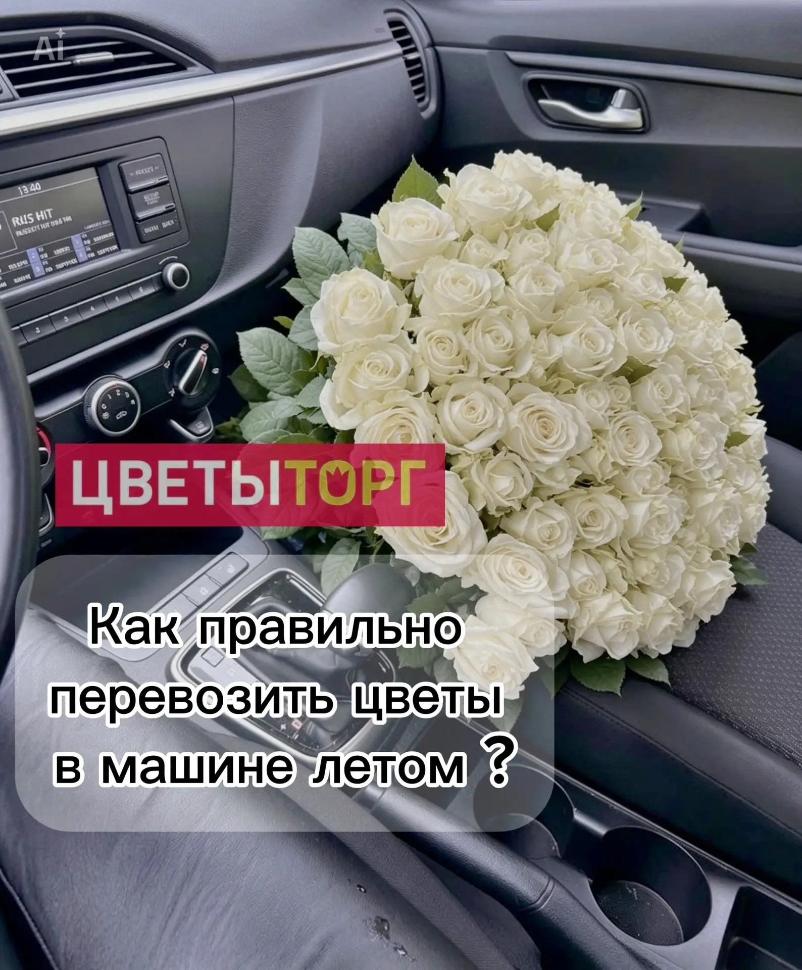 Как правильно перевозить цветы в машине летом 🌺

Лето — это время ярких цветов и красивых букетов! 