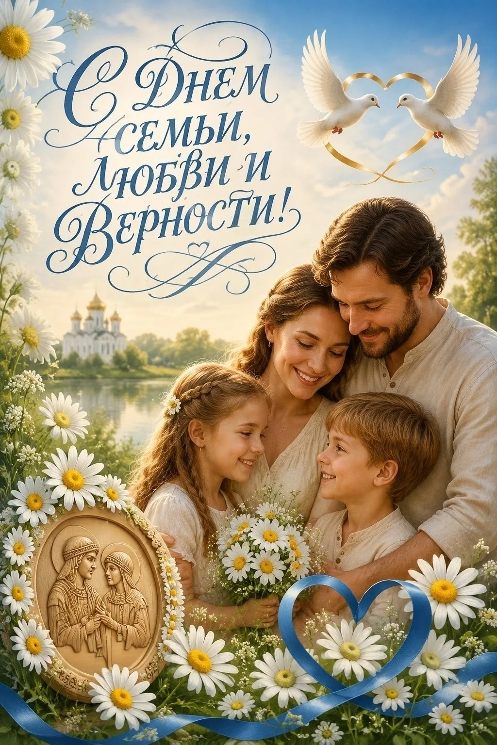 С днём семьи, любви и верности! 🌸💑