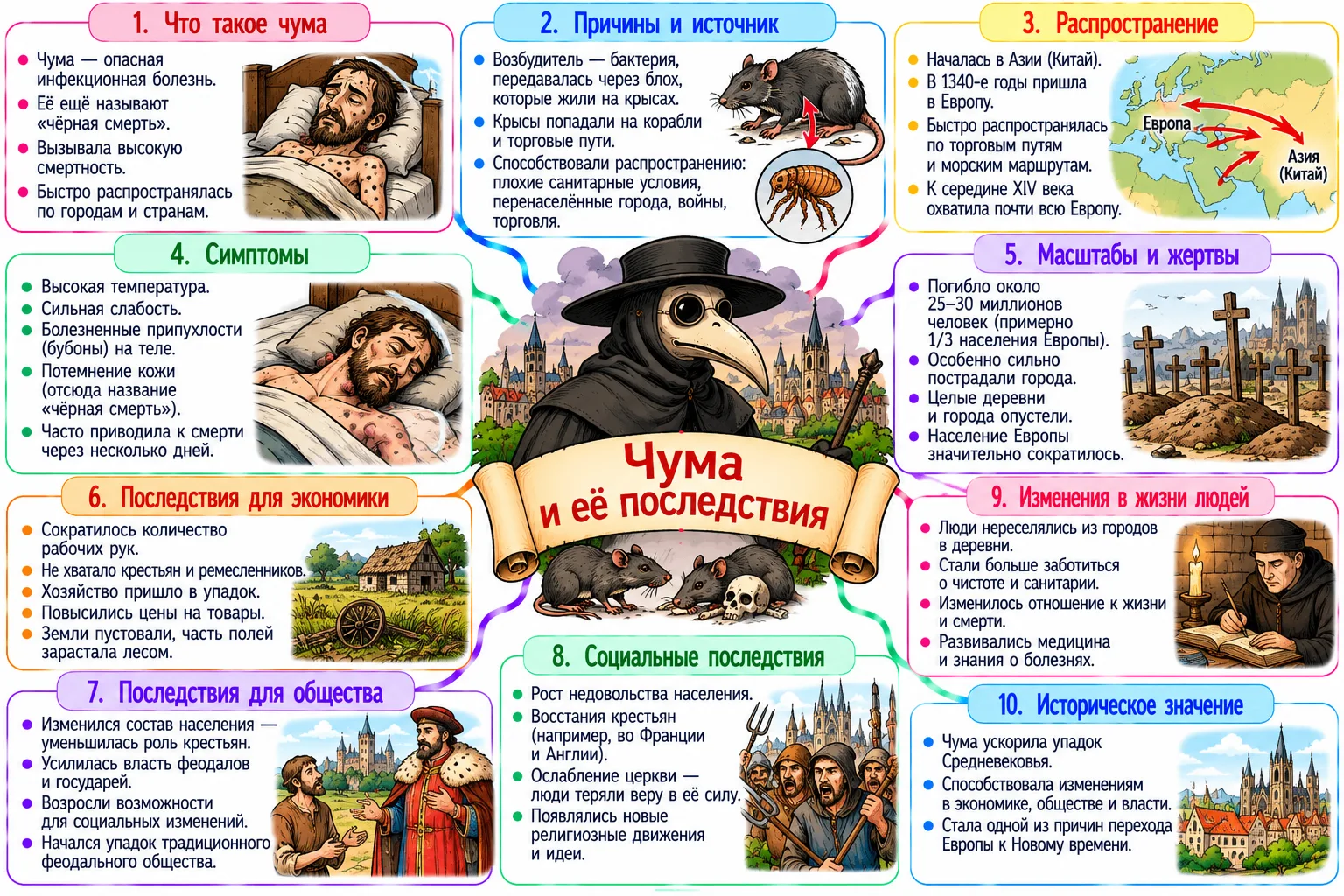 Чума и её последствия