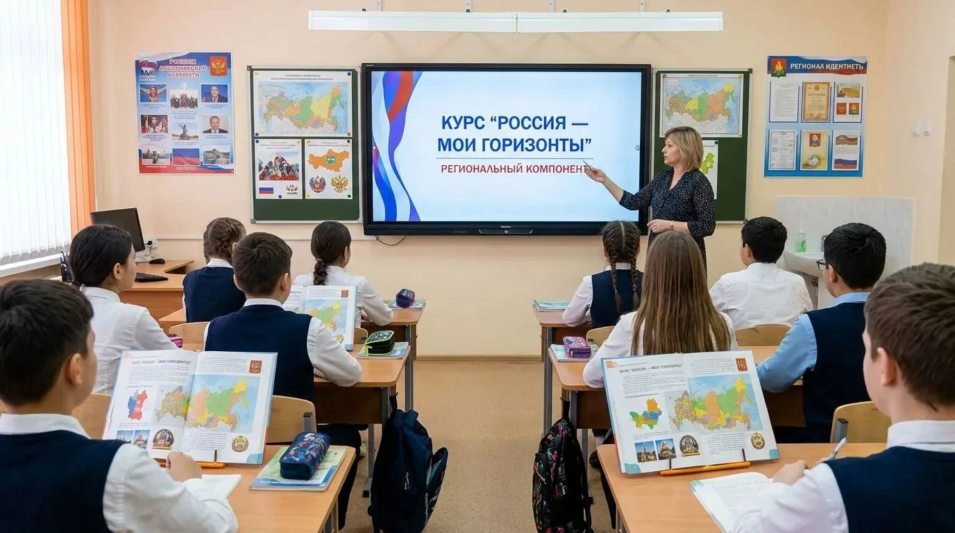 📚 Обязательный курс «Россия — мои горизонты» с региональным компонентом.