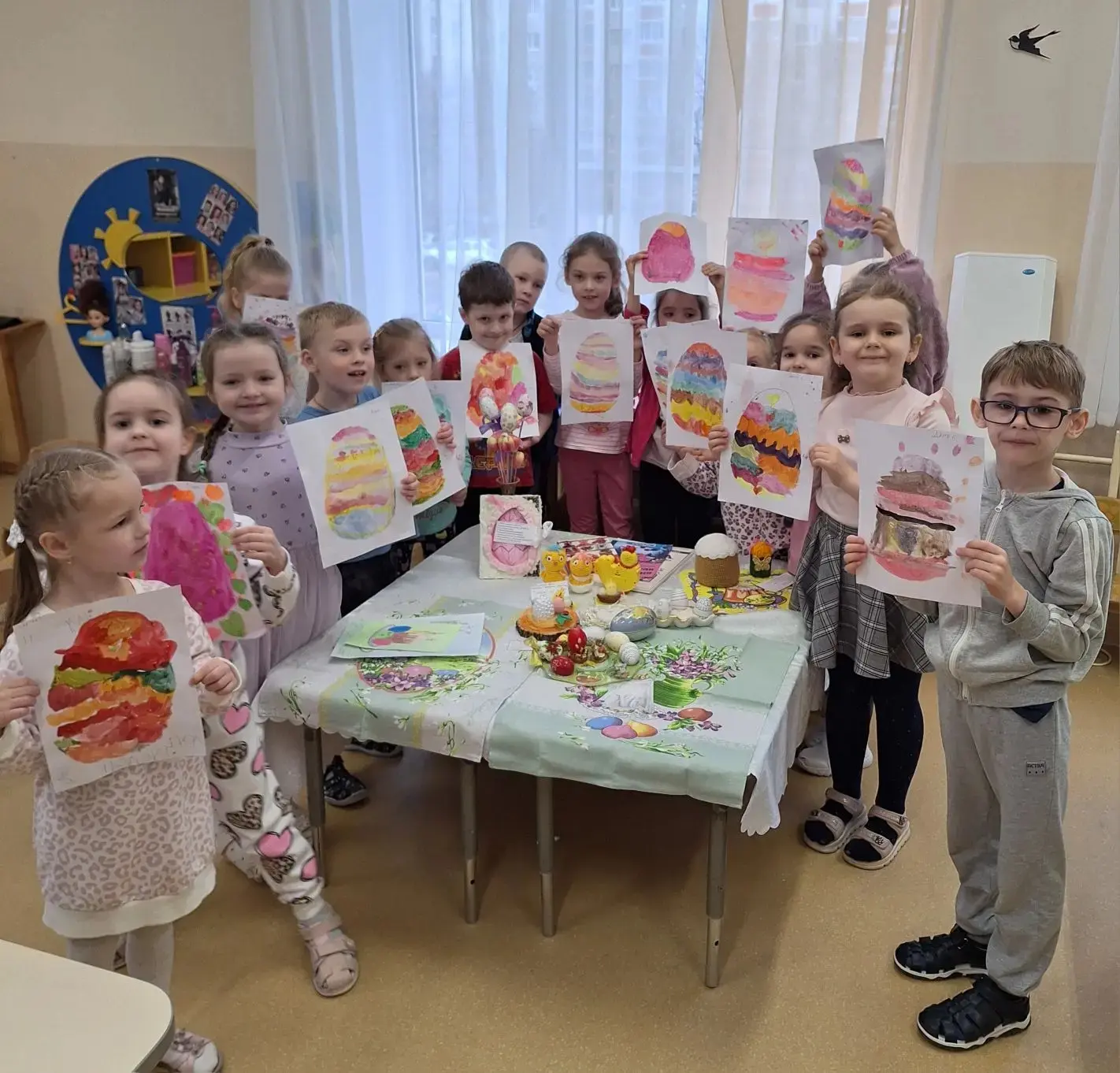 ☀️Накануне светлого праздника "Великой Пасхи", ребята 5 группы поучаствовали в выставке...