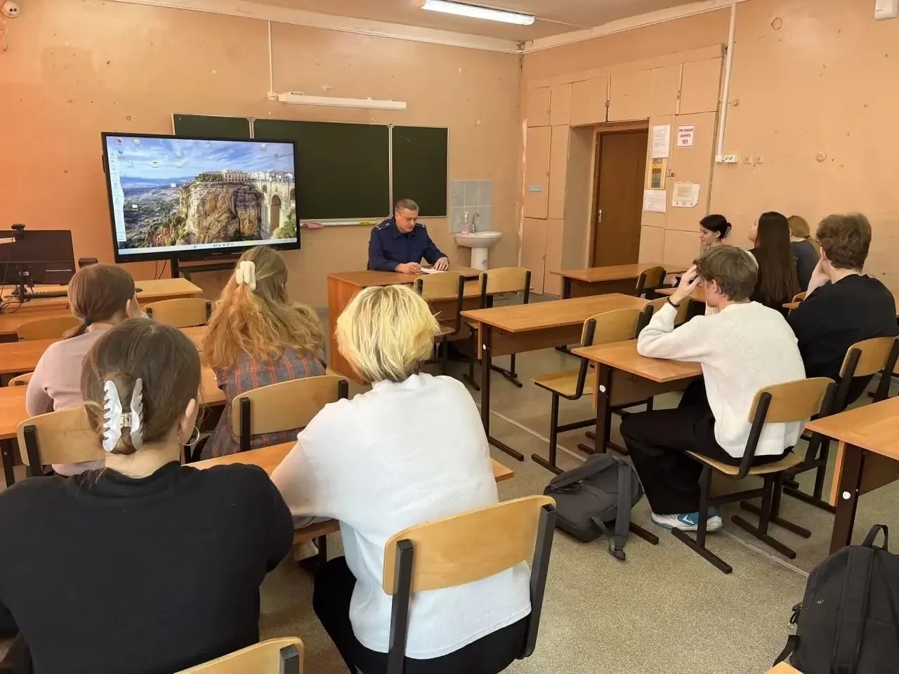 Встреча с прокурором района
