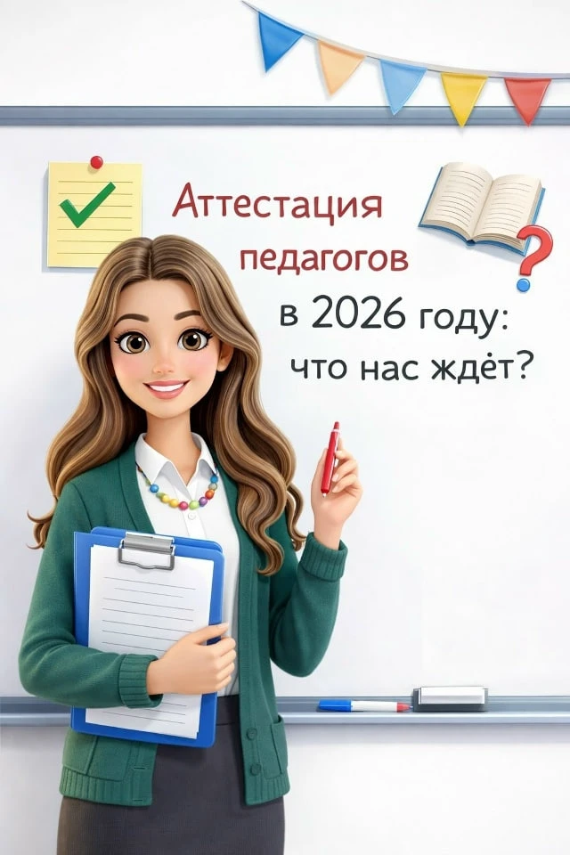 Аттестация педагогов в 2026 году: что нас ждет? В 2026 году педагоги будут… — публикация канала «Педагоги России»
