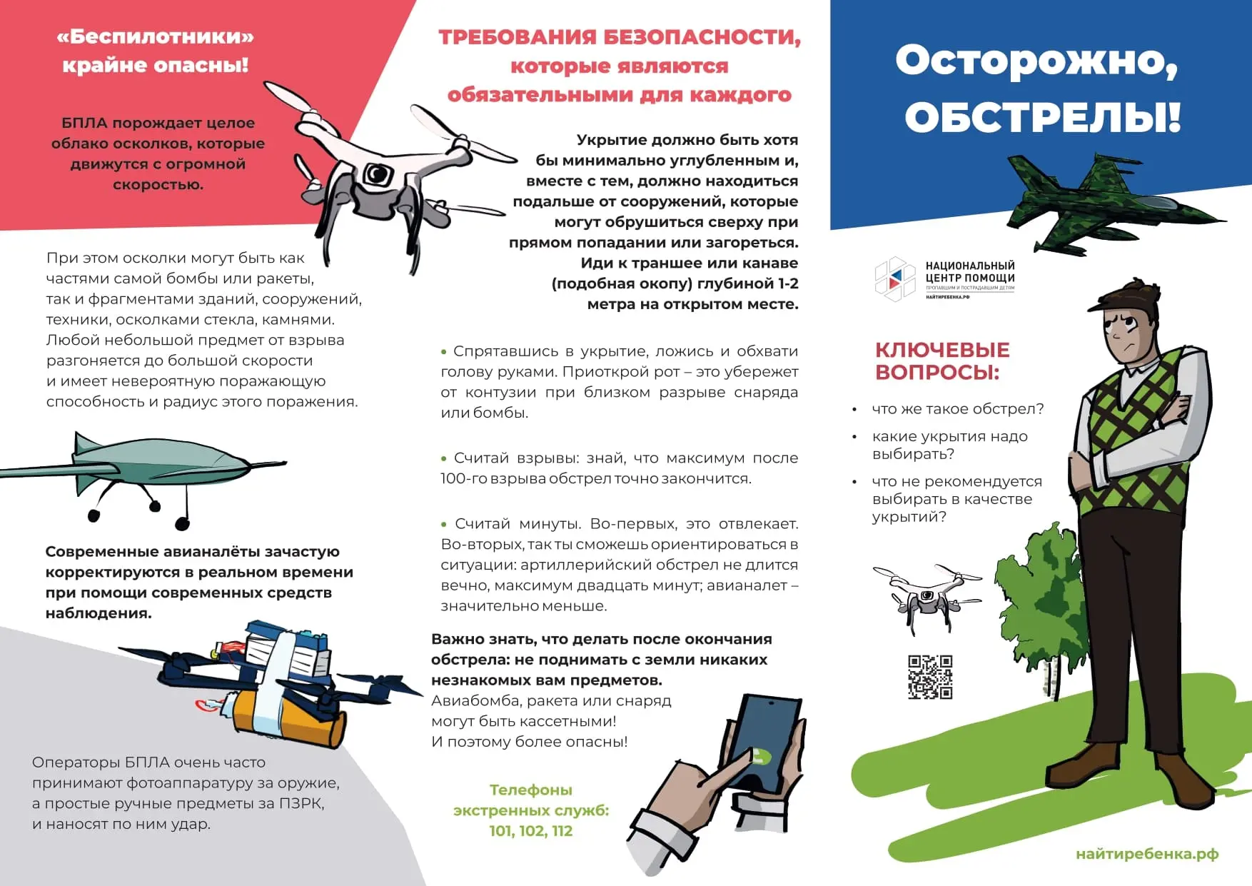 Памятка  о правилах поведения при беспилотной, авиационной или ракетной атаке.