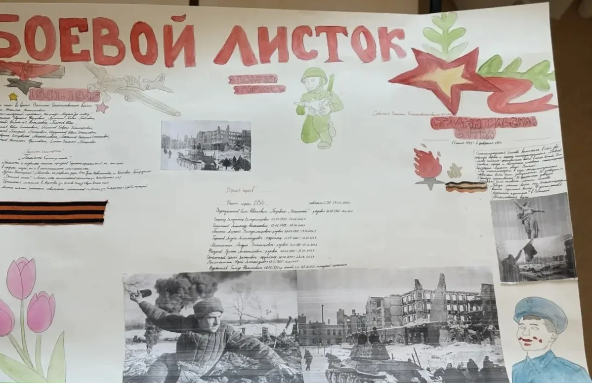 Итоги конкурса Боевых листов «Дорогами Победы»🕊️