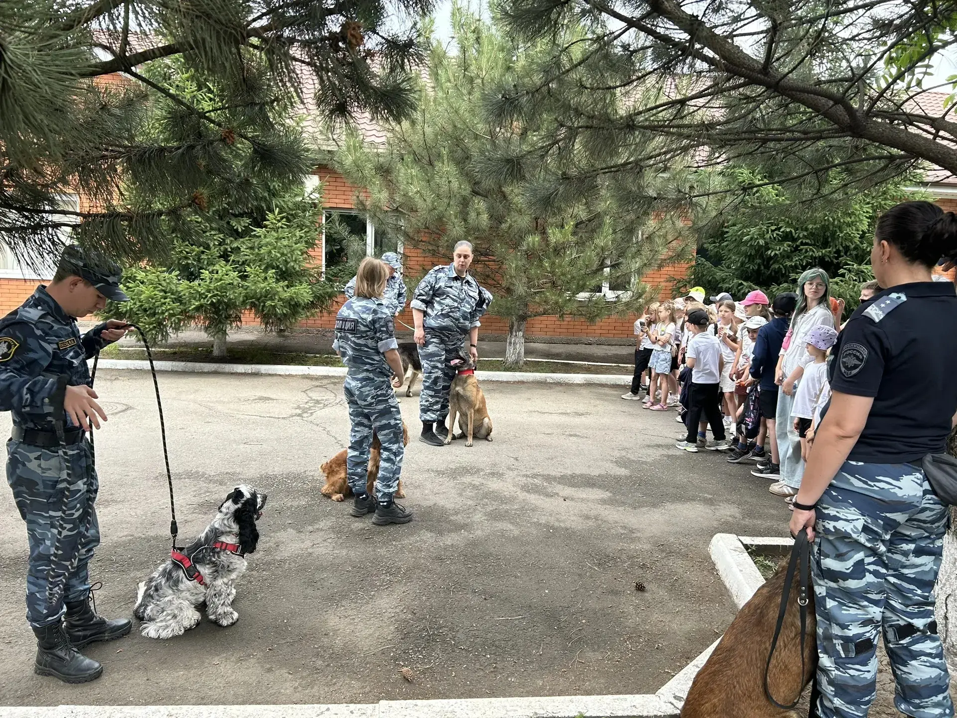 Экскурсия в кинологическую службу