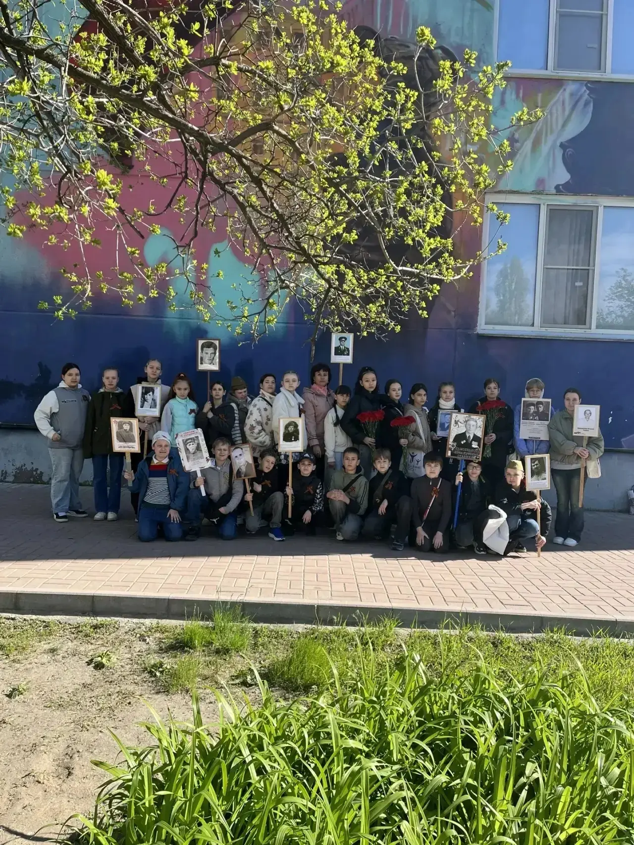 5д класс под руководством классного руководителя Капцовой Е.В. совершил марш бросок на Мамаев курган