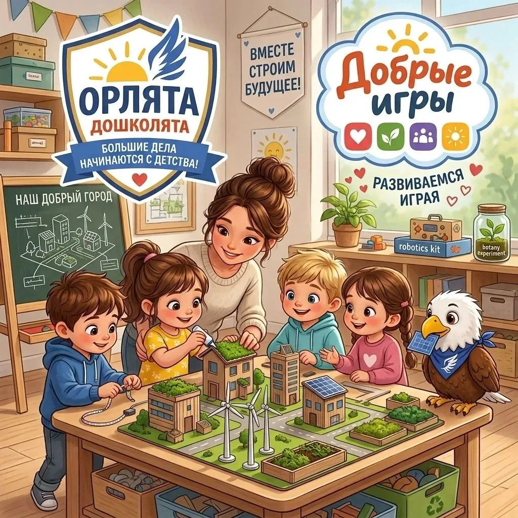 🎈 В детских садах Сахалинской области стартовали два новых проекта — «Орлята-дошколята...