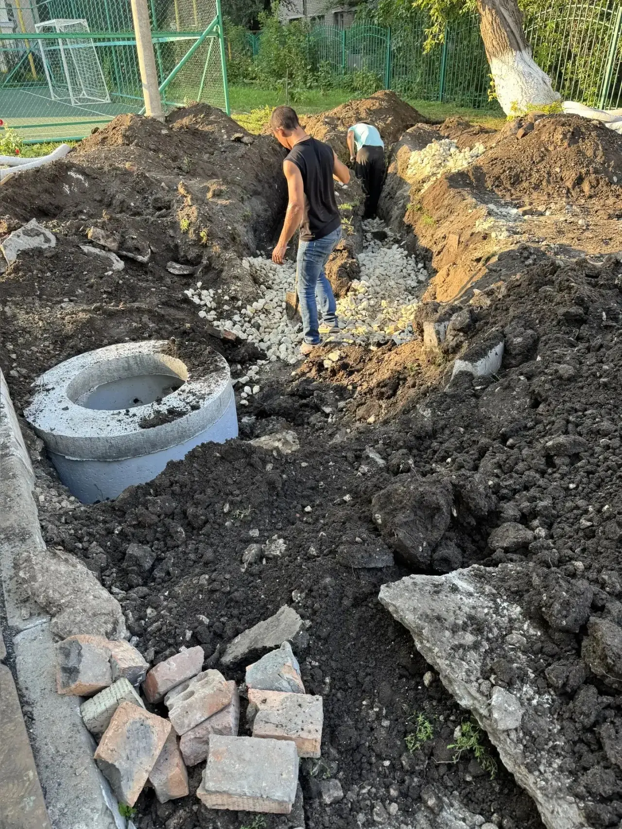 Решение давней проблемы с подтоплением💦
