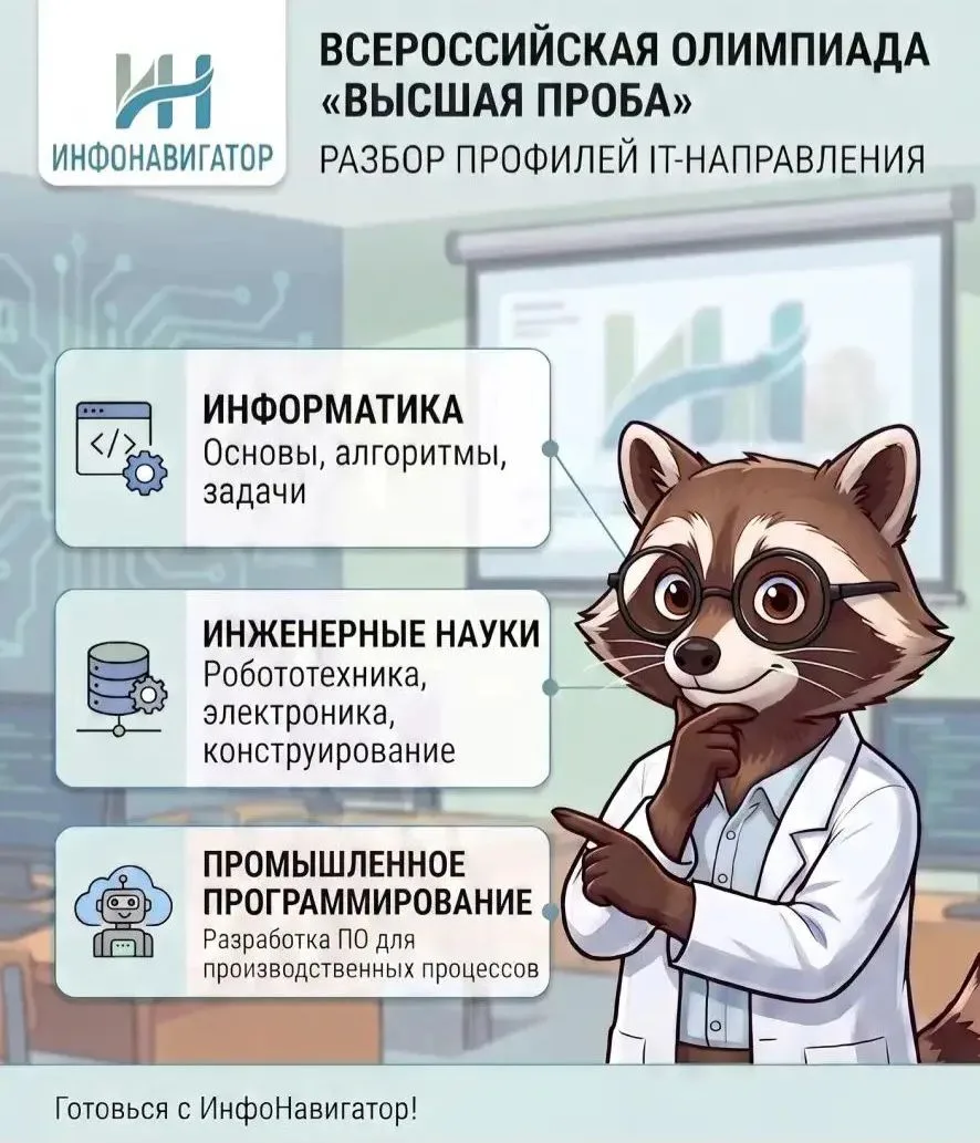 Олимпиада "Высшая проба", разбор профилей IT-направления.