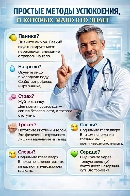 🍋 СПОСОБЫ УСПОКОЕНИЯ В ПАНИЧНОЙ СИТУАЦИИ