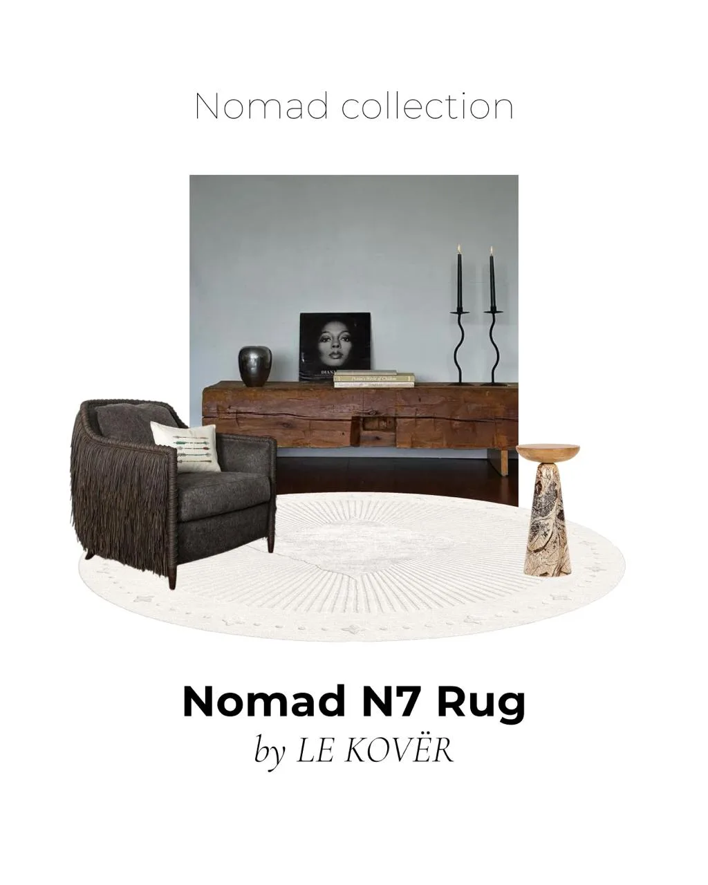 Le Ковёр 🪽 Nomad N7

В новую коллекцию Nomad от LE KOVЁR вошли изделия, хранящие узоры кочевых наро