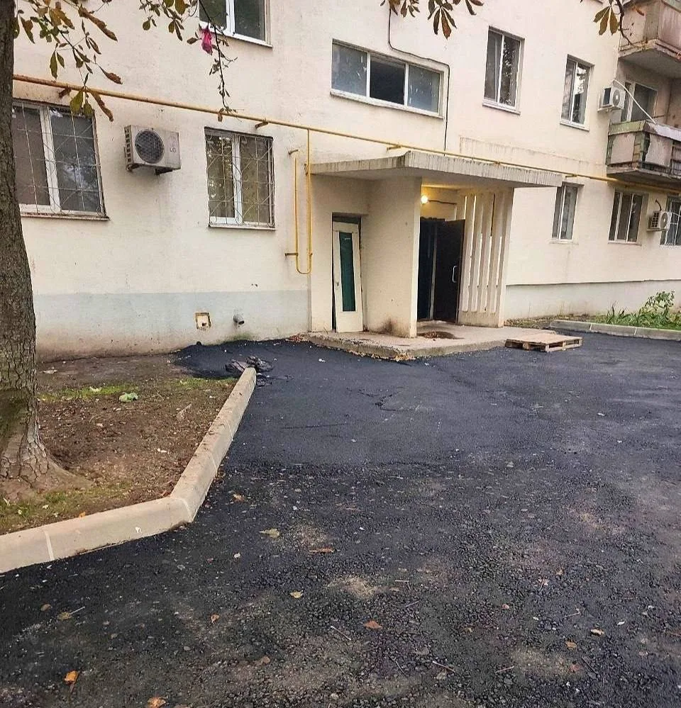 Все таки заасфальтировали