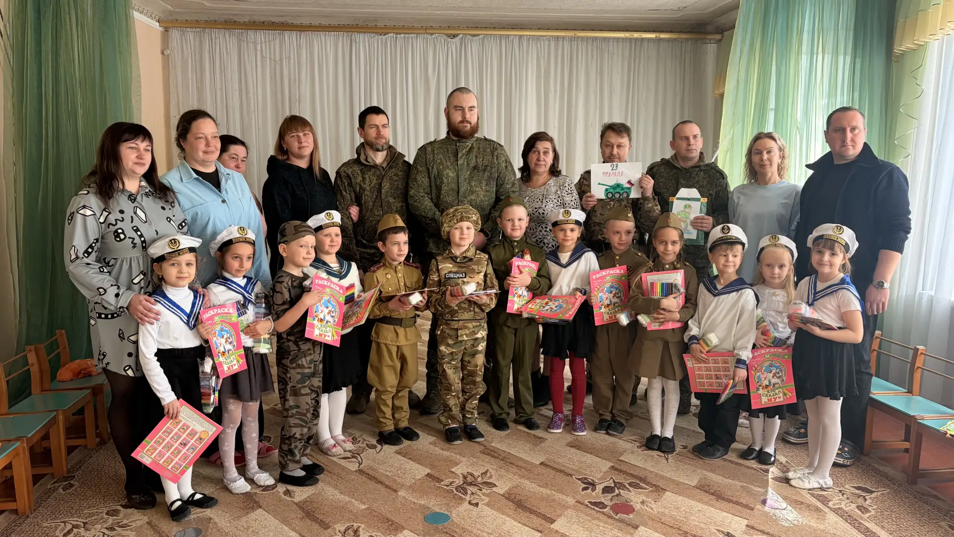 🔥В нашем детском саду прошел праздник, посвященный Дню защитника Отечества.