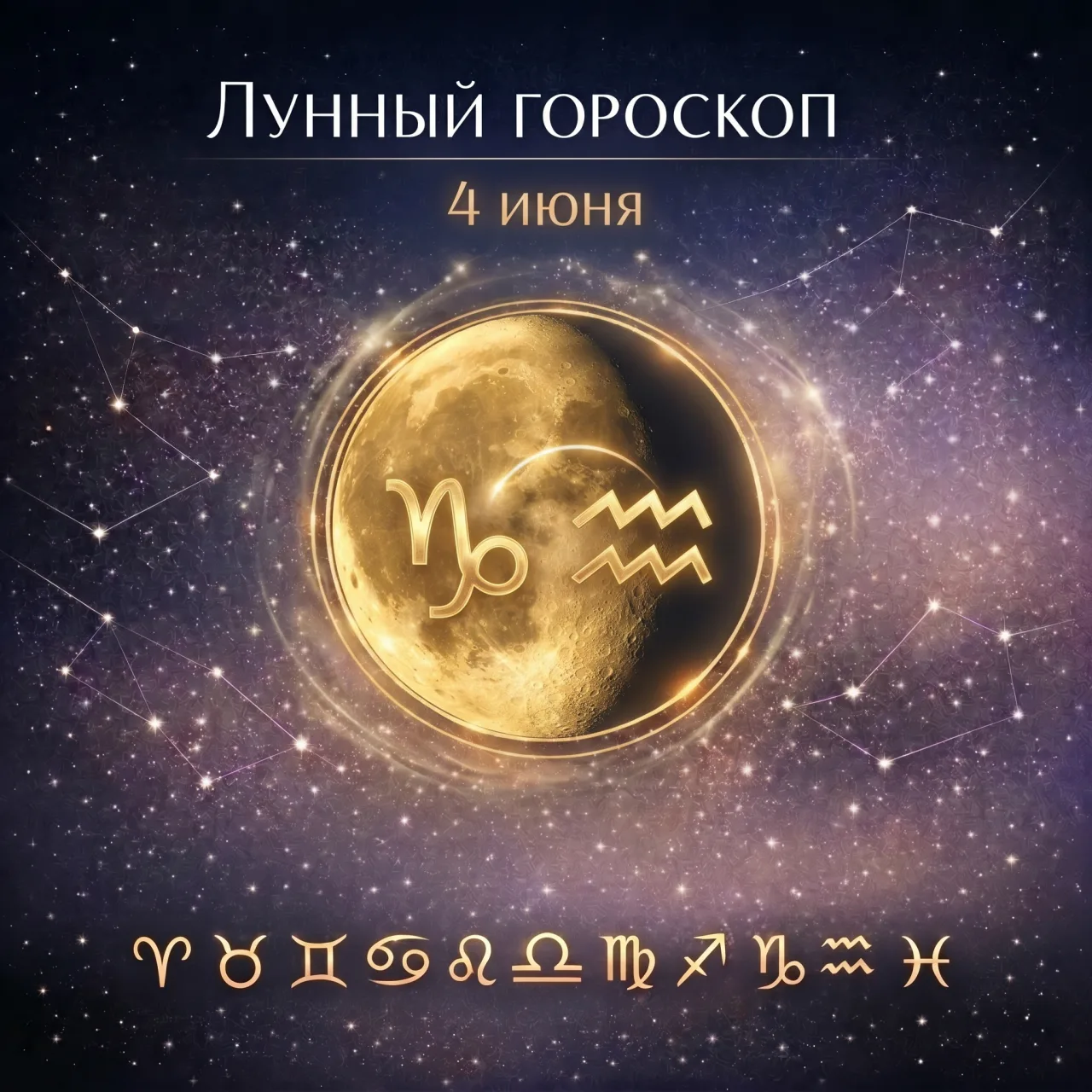 🌙 Лунный гороскоп на 4 июня