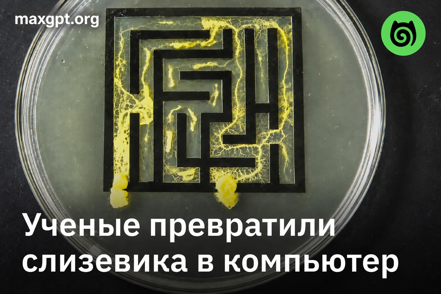 💻 Ученые превратили слизевика в компьютер