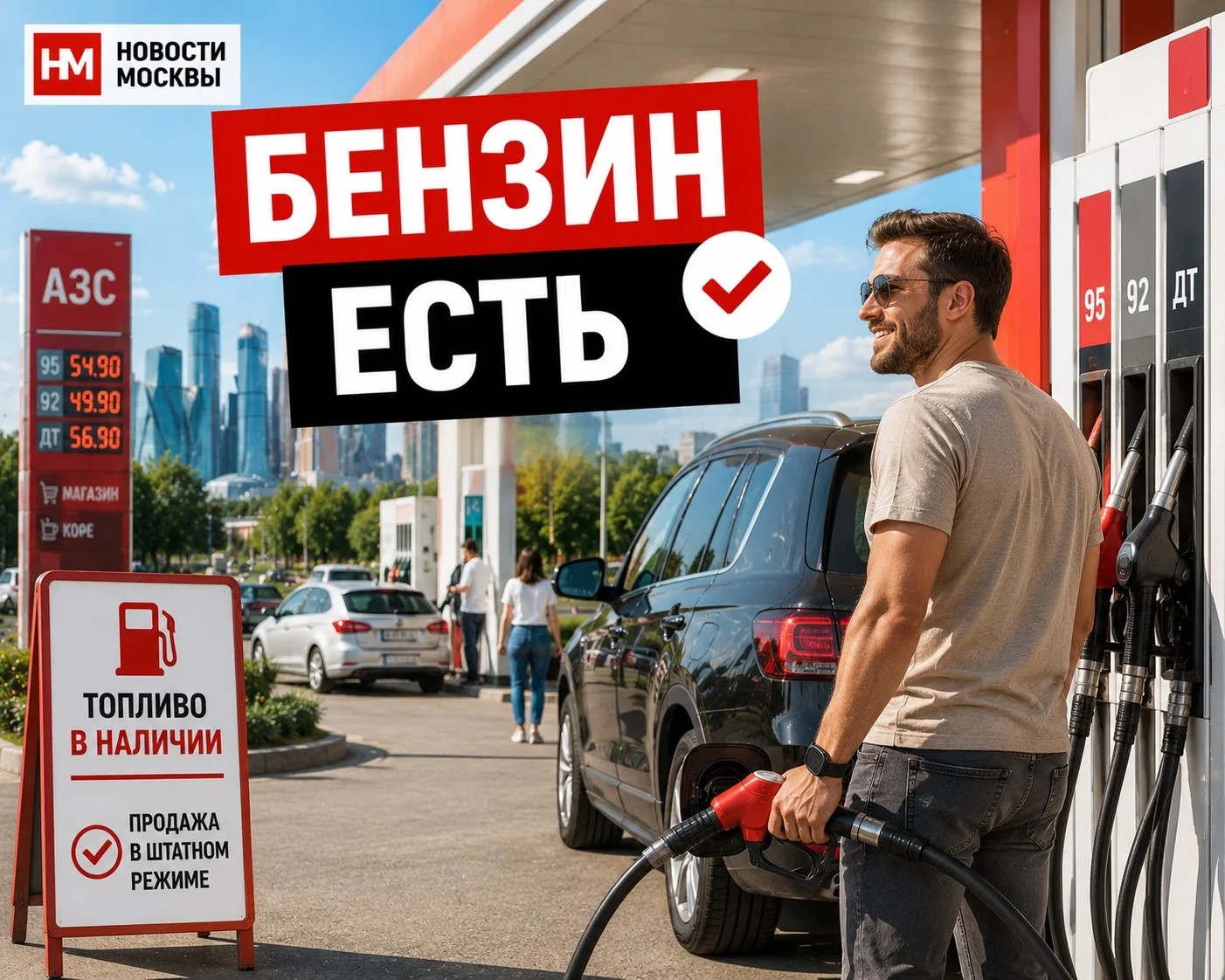 ⛽ Дефицита бензина в Москве нет, заявили в Российском топливном союзе

Российский топливный союз опр