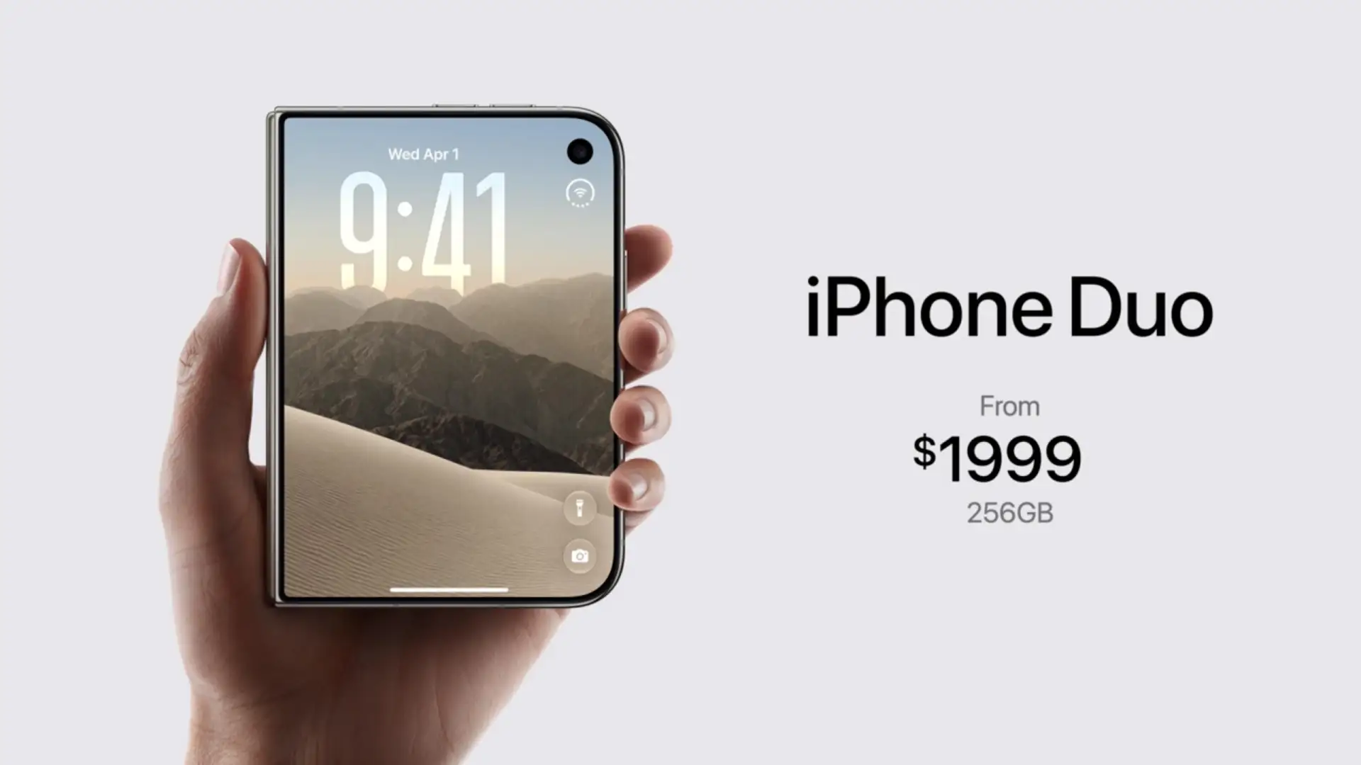 Стоимость iPhone Duo — от 1999 долларов за версию 256 ГБ, будет и 2 ТБ.