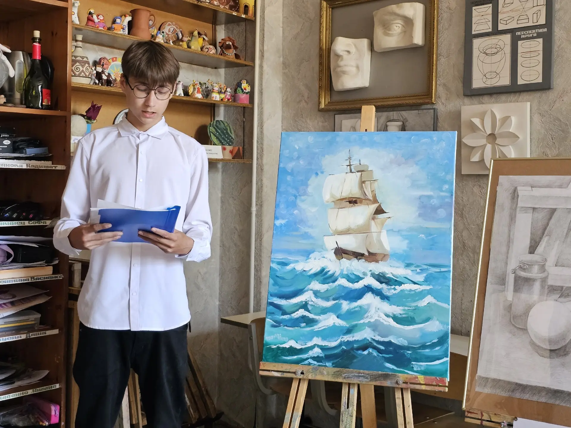 🎨 Защита выпускных проектов в структурном подразделении ГДШИ в п.Опытная станция препо...