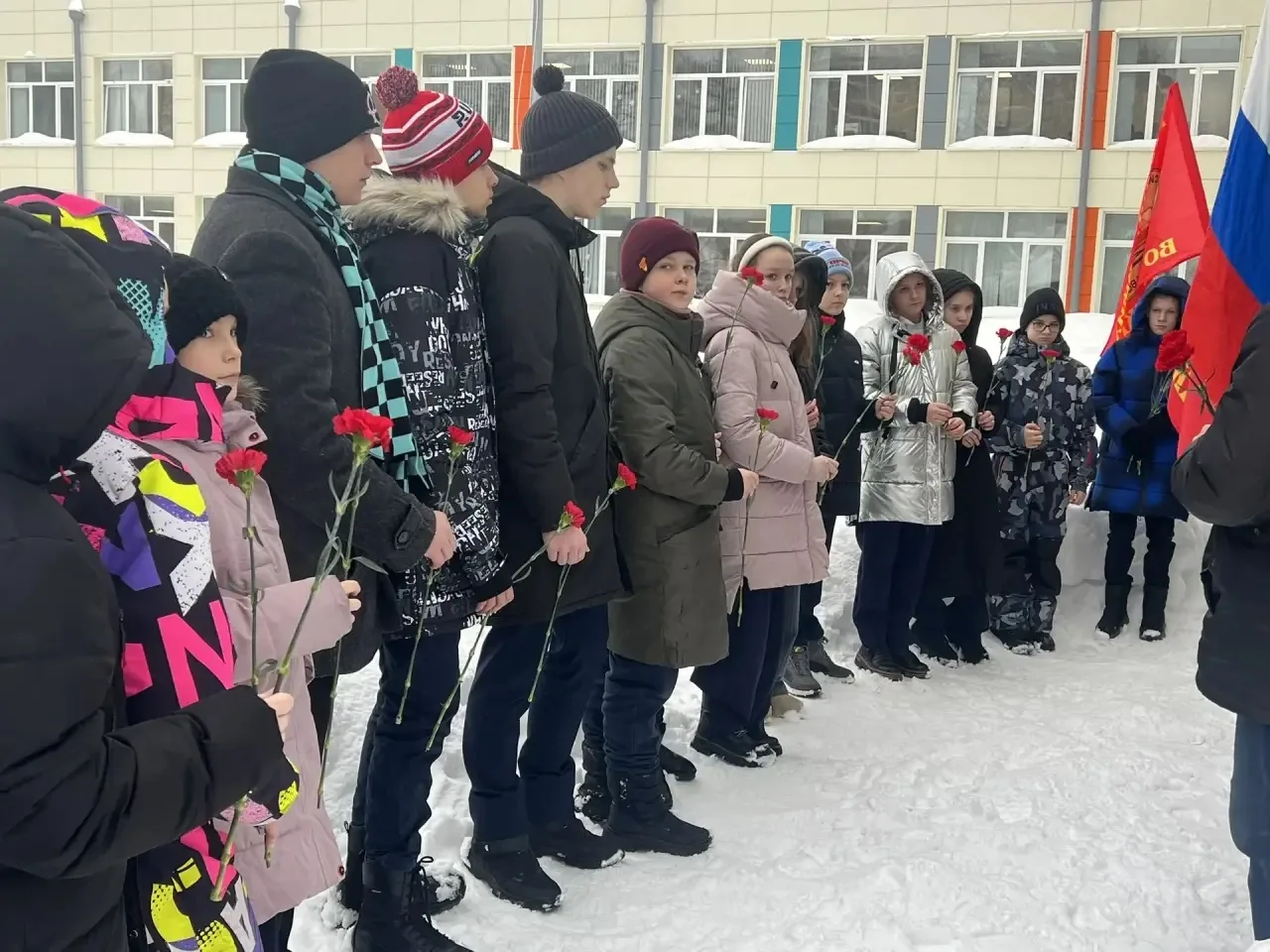В преддверии Дня памяти о россиянах, исполнявших служебный долг за пределами Отечества, в нашей школ