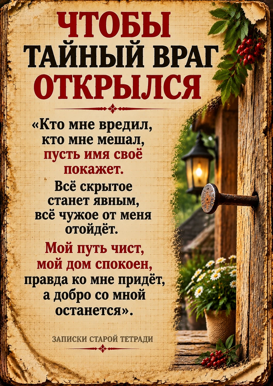 ТАЙНЫЙ ВРАГ — ЧТОБЫ УЗНАТЬ ПРАВДУ 🍃